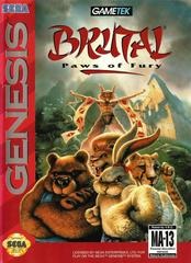 Sega Genesis Brutal Paws of Fury [Loose Game/System/Item]